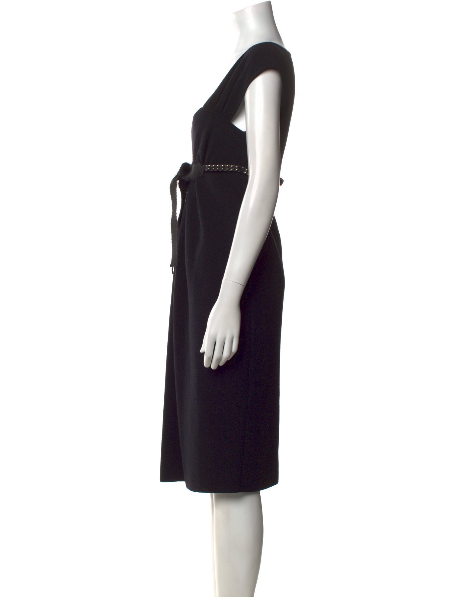 Giambattista Valli Virgin Wool Knee-Length Dress