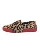 Giambattista Valli Ponyhair Animal Print Loafers