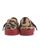 Giambattista Valli Ponyhair Animal Print Loafers