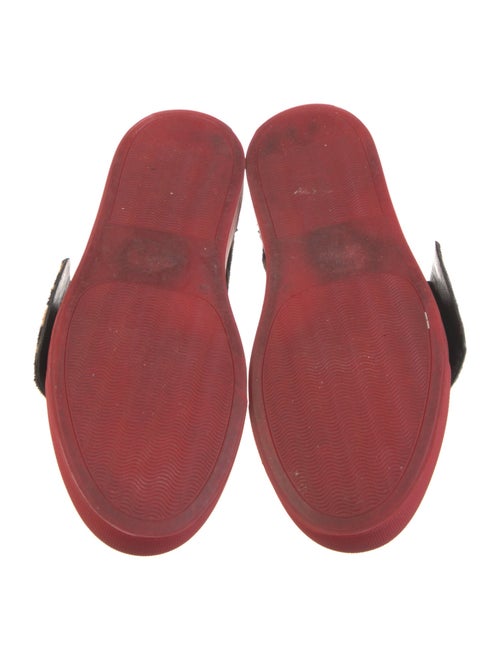 Giambattista Valli Ponyhair Animal Print Loafers