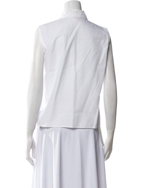 Giambattista Valli Sleeveless Button-Up Top