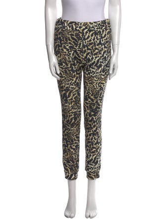 Giambattista Valli Animal Print Skinny Leg Pants