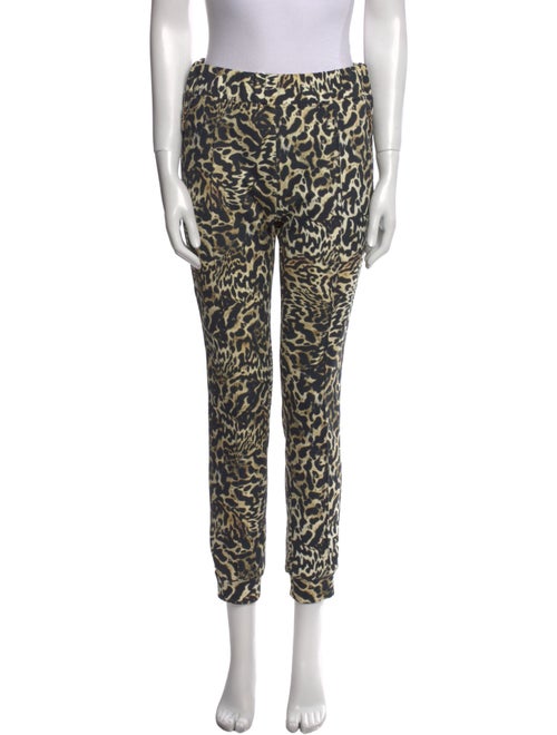 Giambattista Valli Animal Print Skinny Leg Pants