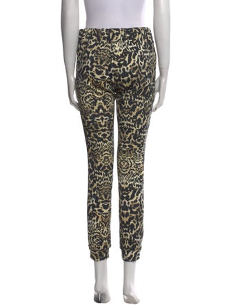 Giambattista Valli Animal Print Skinny Leg Pants