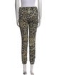 Giambattista Valli Animal Print Skinny Leg Pants