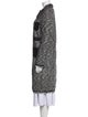 Giambattista Valli Tweed Pattern Trench Coat