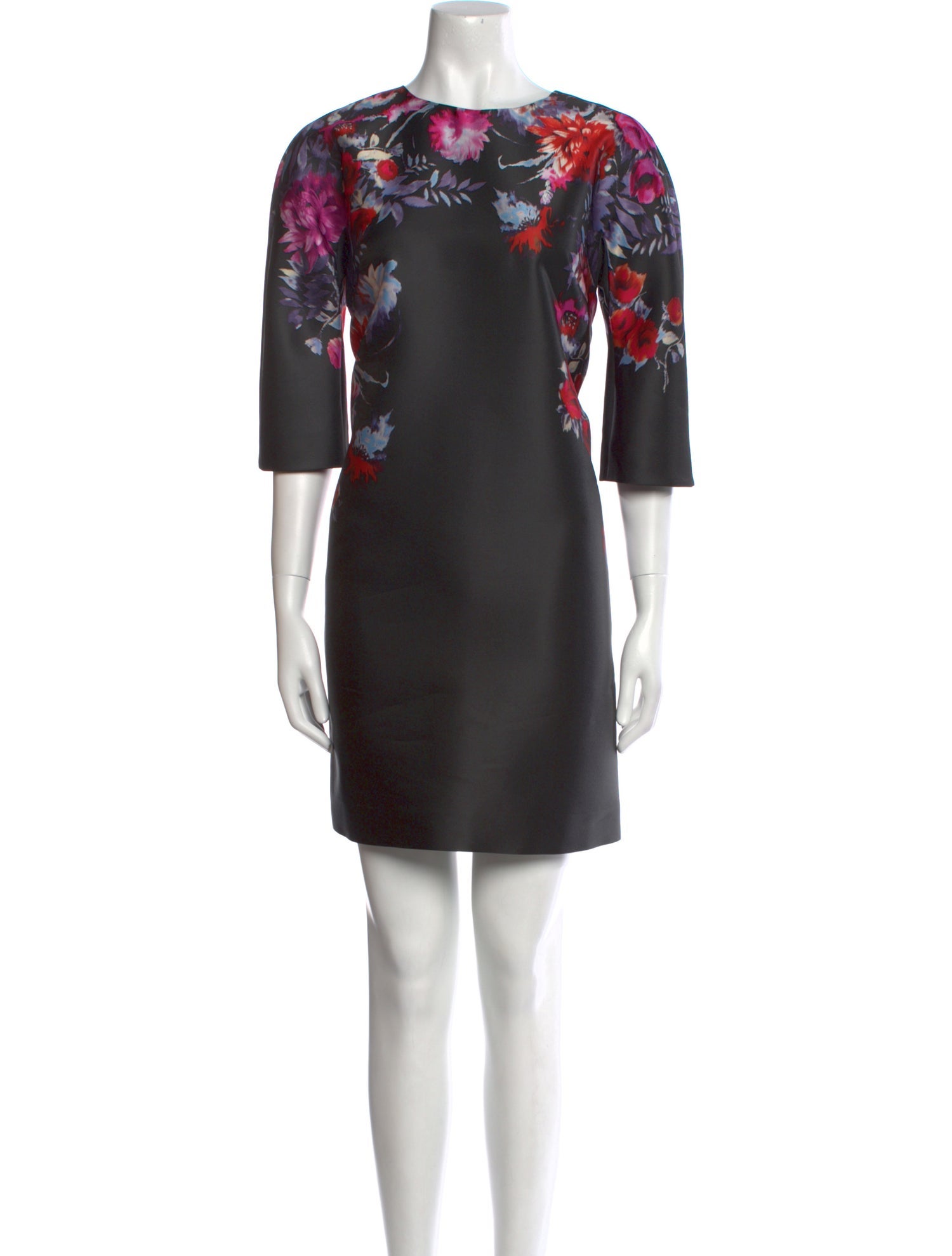 Giambattista Valli Crew Neck Mini Dress