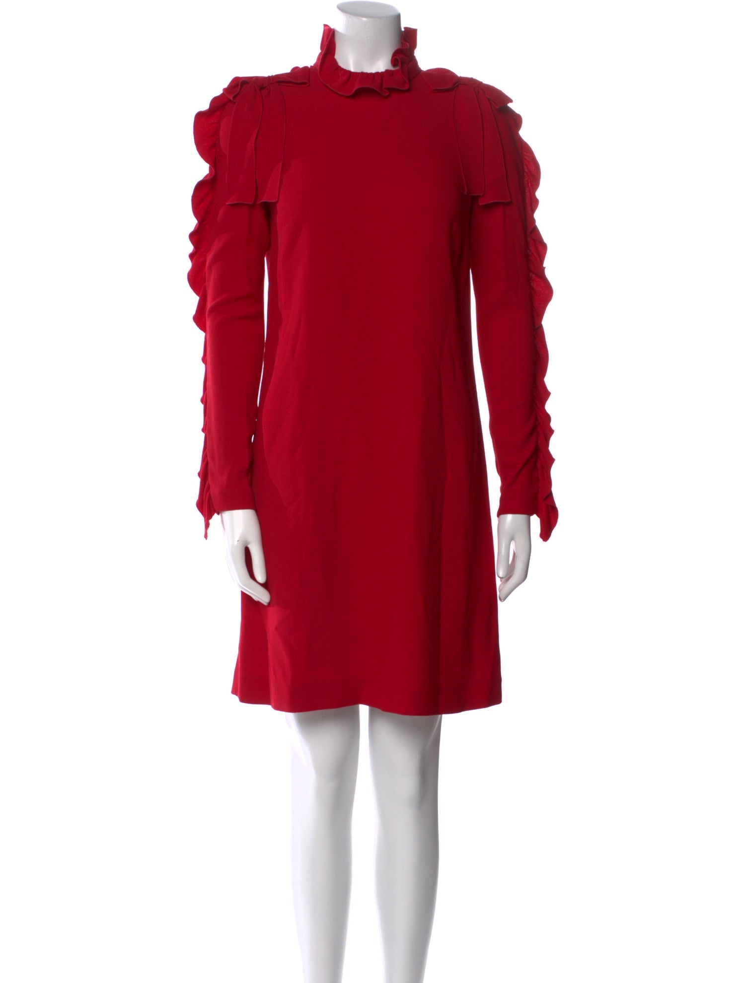 Giambattista Valli Mock Neck Mini Dress