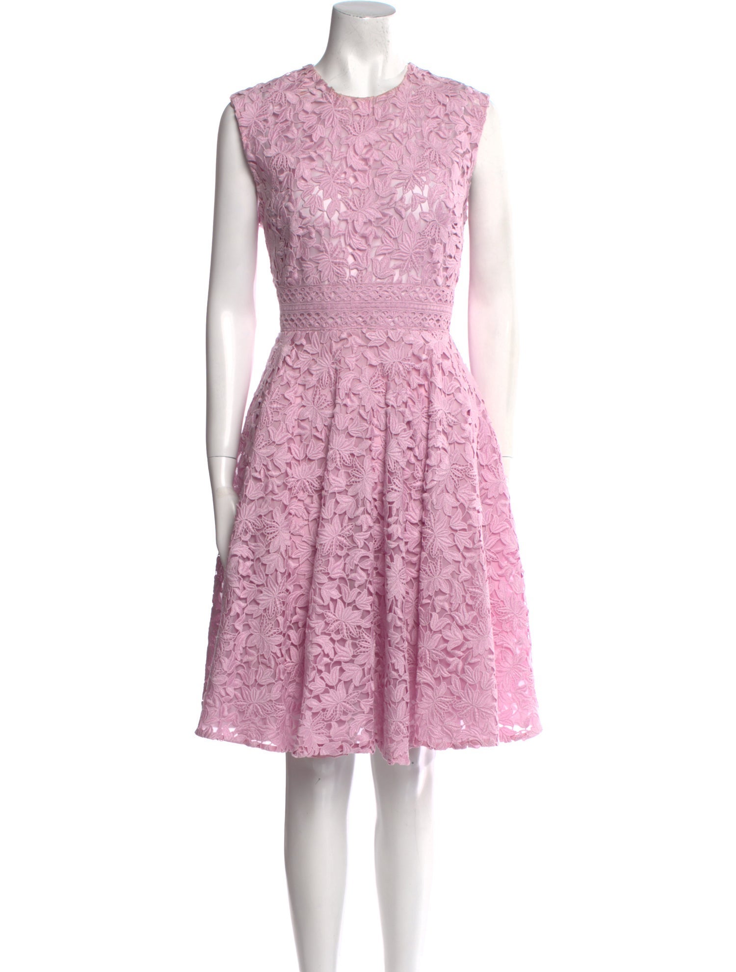 Giambattista Valli Lace Pattern Knee-Length Dress