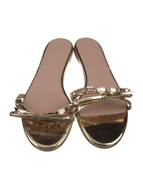 Giambattista Valli Leather Slides