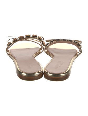 Giambattista Valli Leather Slides