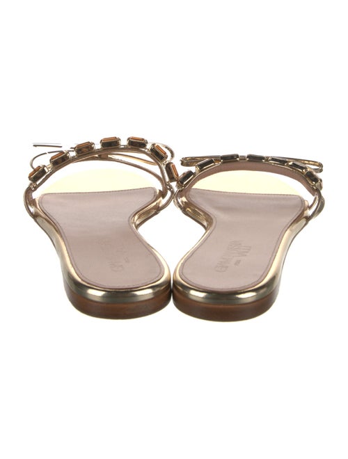 Giambattista Valli Leather Slides