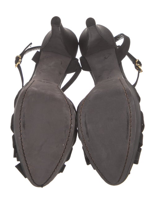 Giambattista Valli Suede Slingback Pumps