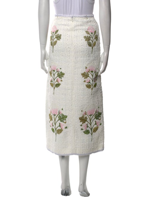 Giambattista Valli Floral Print Midi Length Skirt