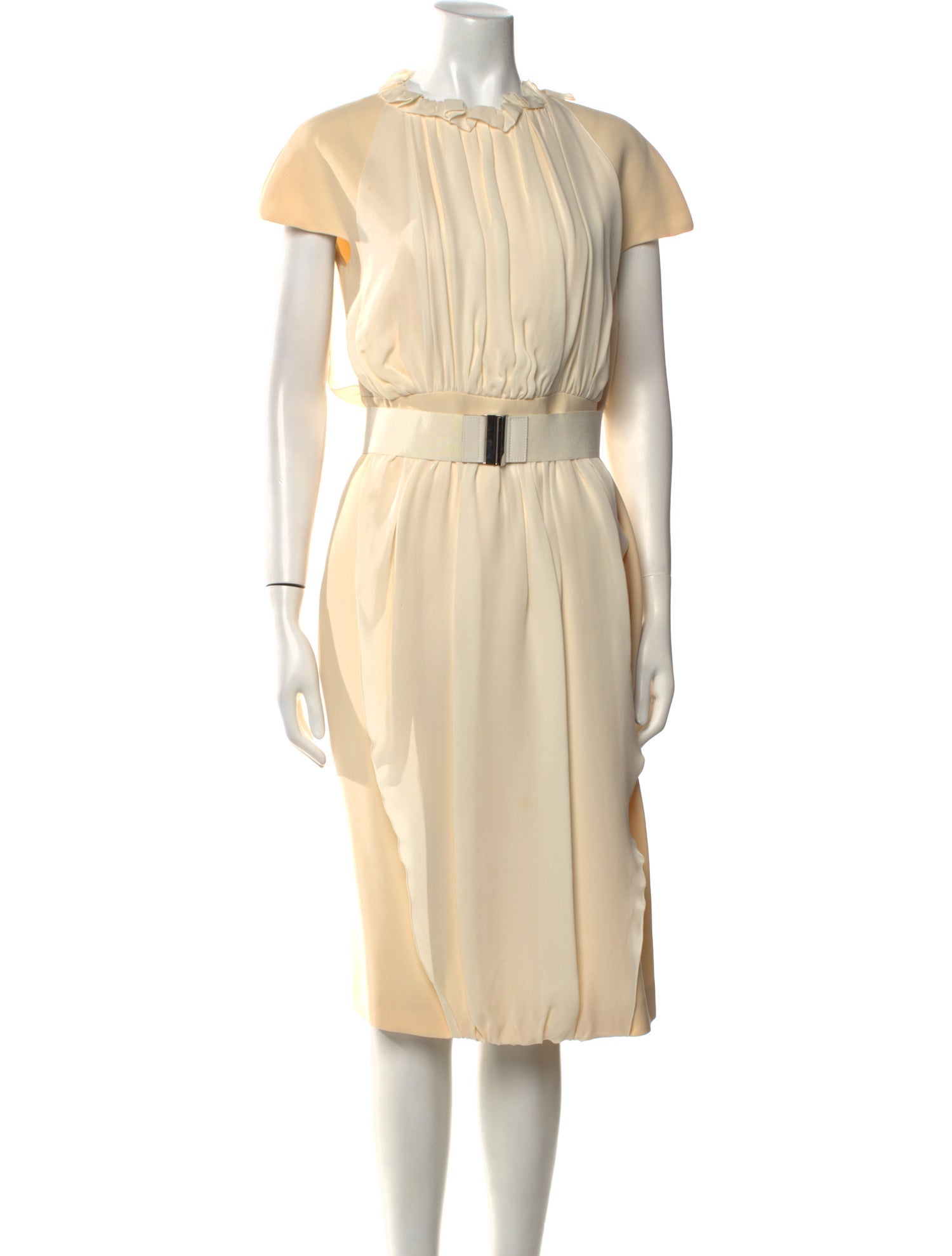 Giambattista Valli Silk Midi Length Dress