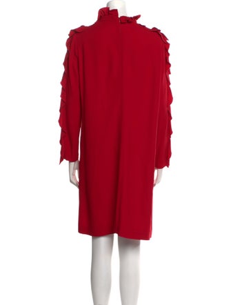 Giambattista Valli Mock Neck Knee-Length Dress