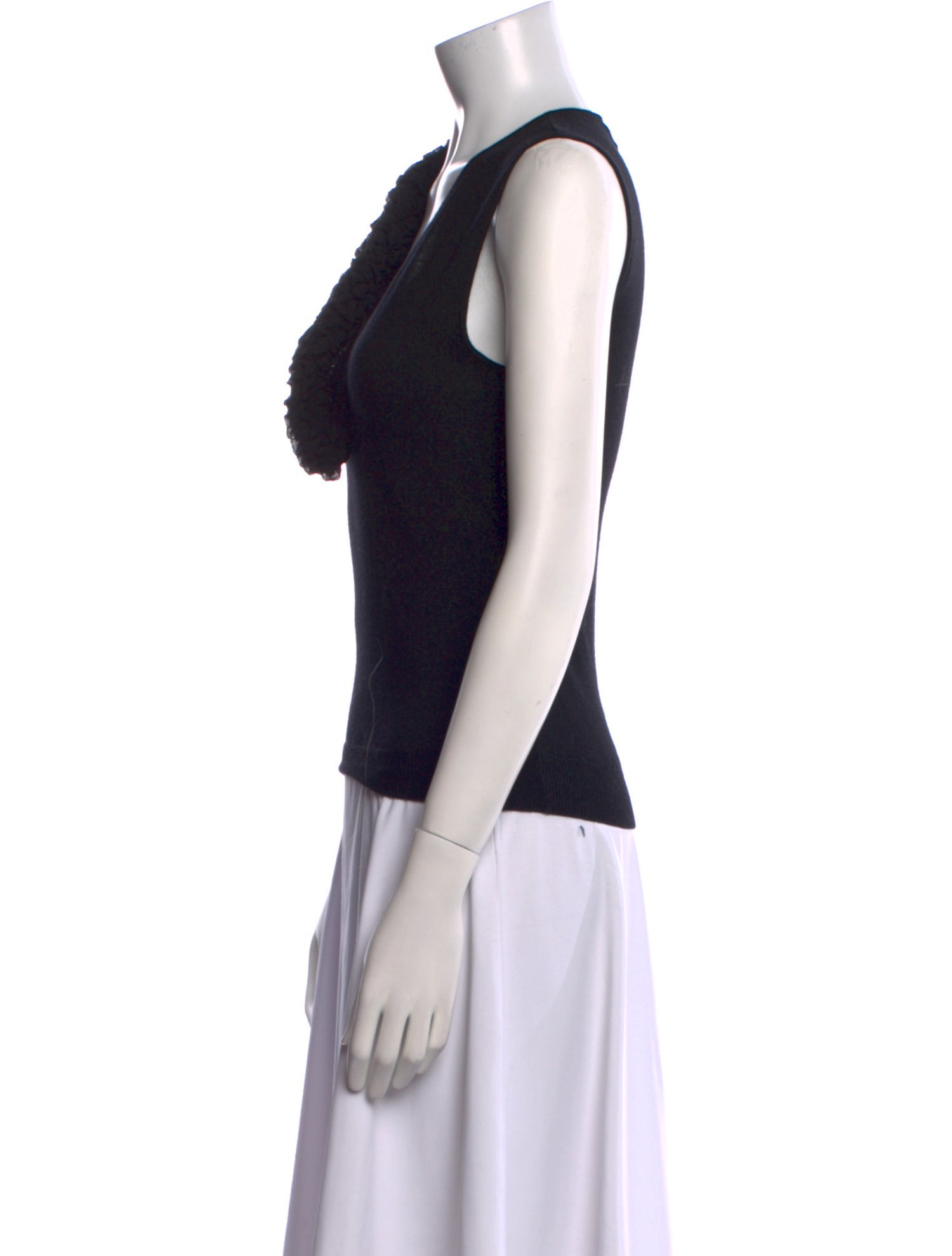 Giambattista Valli Wool Scoop Neck Sweater