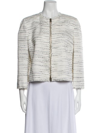 Giambattista Valli Tweed Pattern Evening Jacket