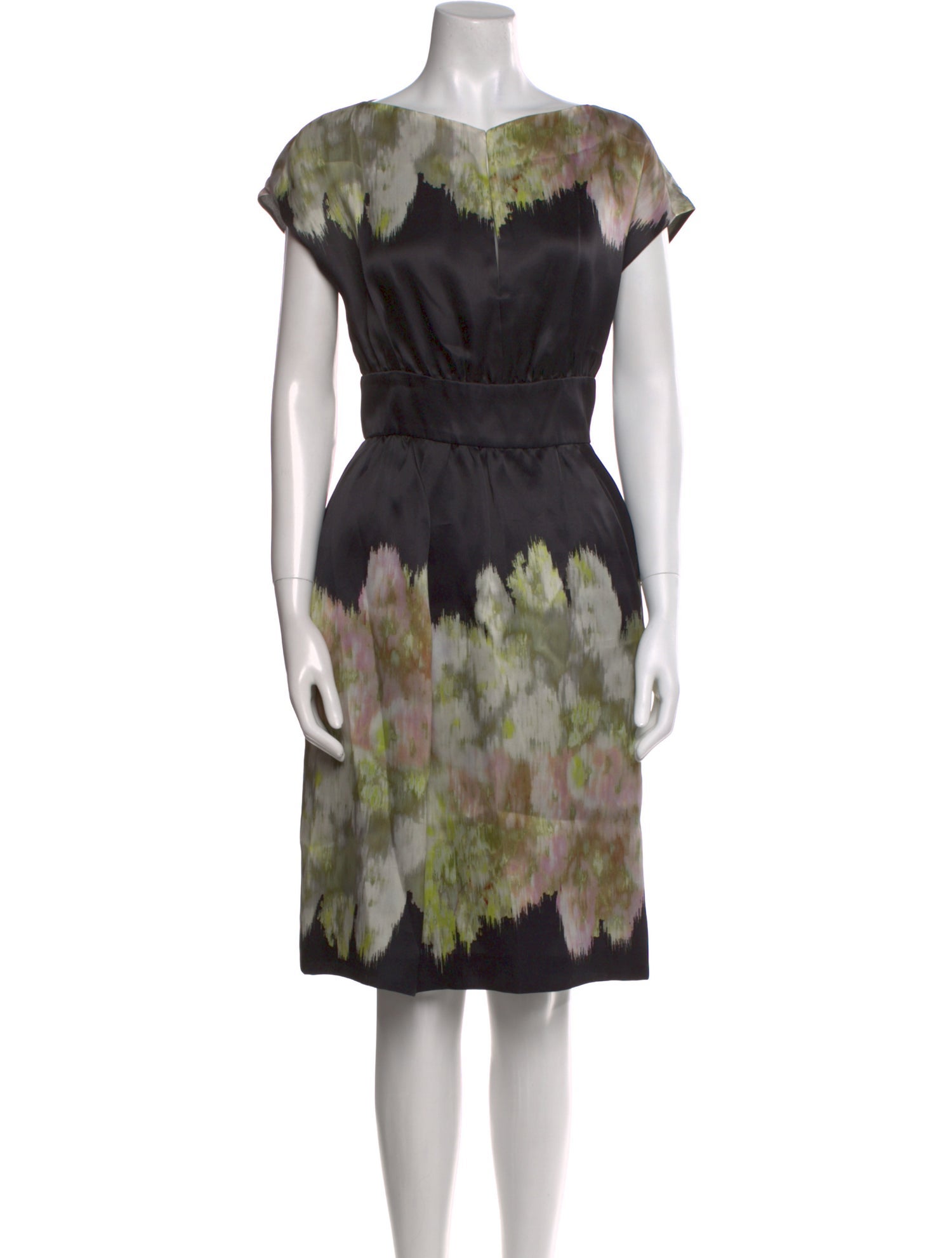 Giambattista Valli Silk Midi Length Dress