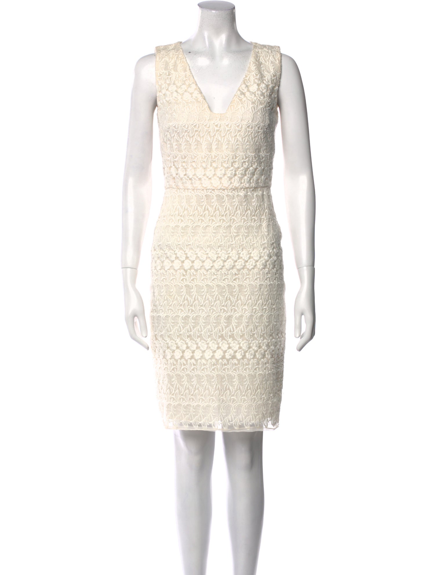 Giambattista Valli V-Neck Midi Length Dress