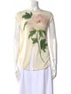 Giambattista Valli Cashmere Floral Print Sweater