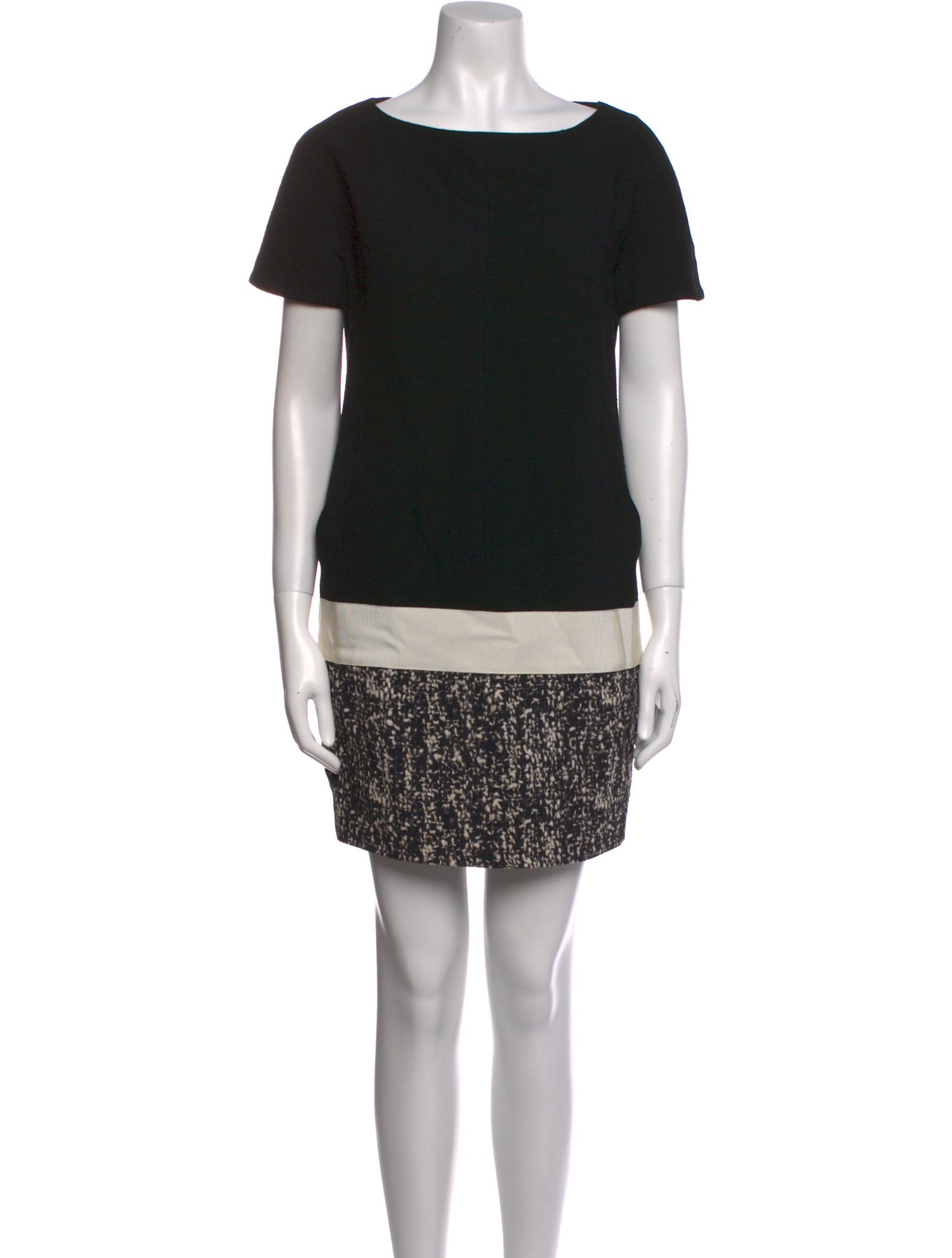 Giambattista Valli Virgin Wool Mini Dress