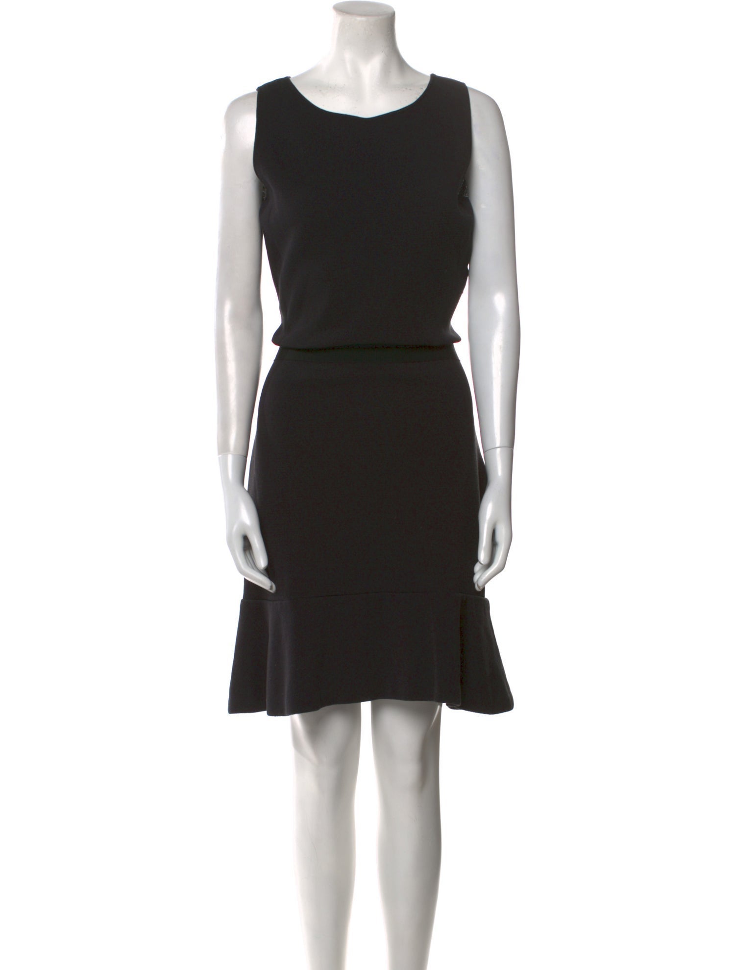 Giambattista Valli Scoop Neck Knee-Length Dress