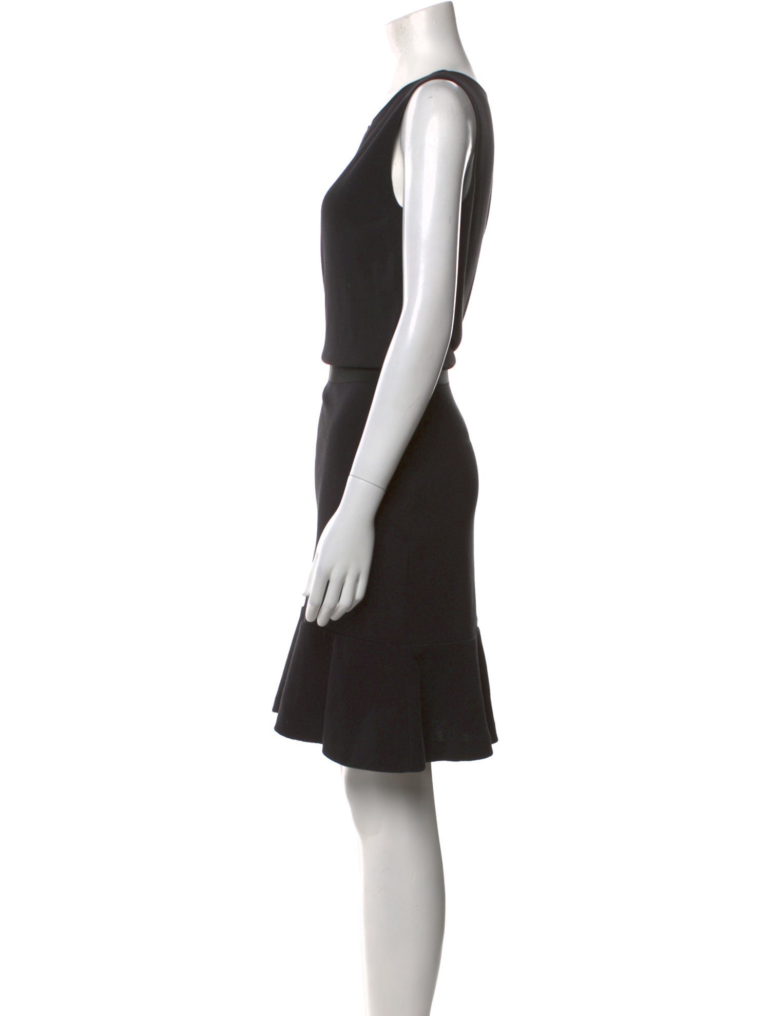 Giambattista Valli Scoop Neck Knee-Length Dress