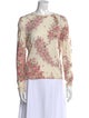 Giambattista Valli Silk Floral Print Sweater