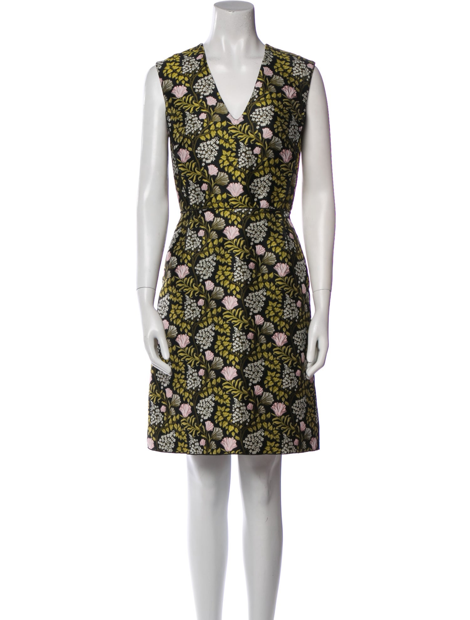 Giambattista Valli Floral Print Knee-Length Dress