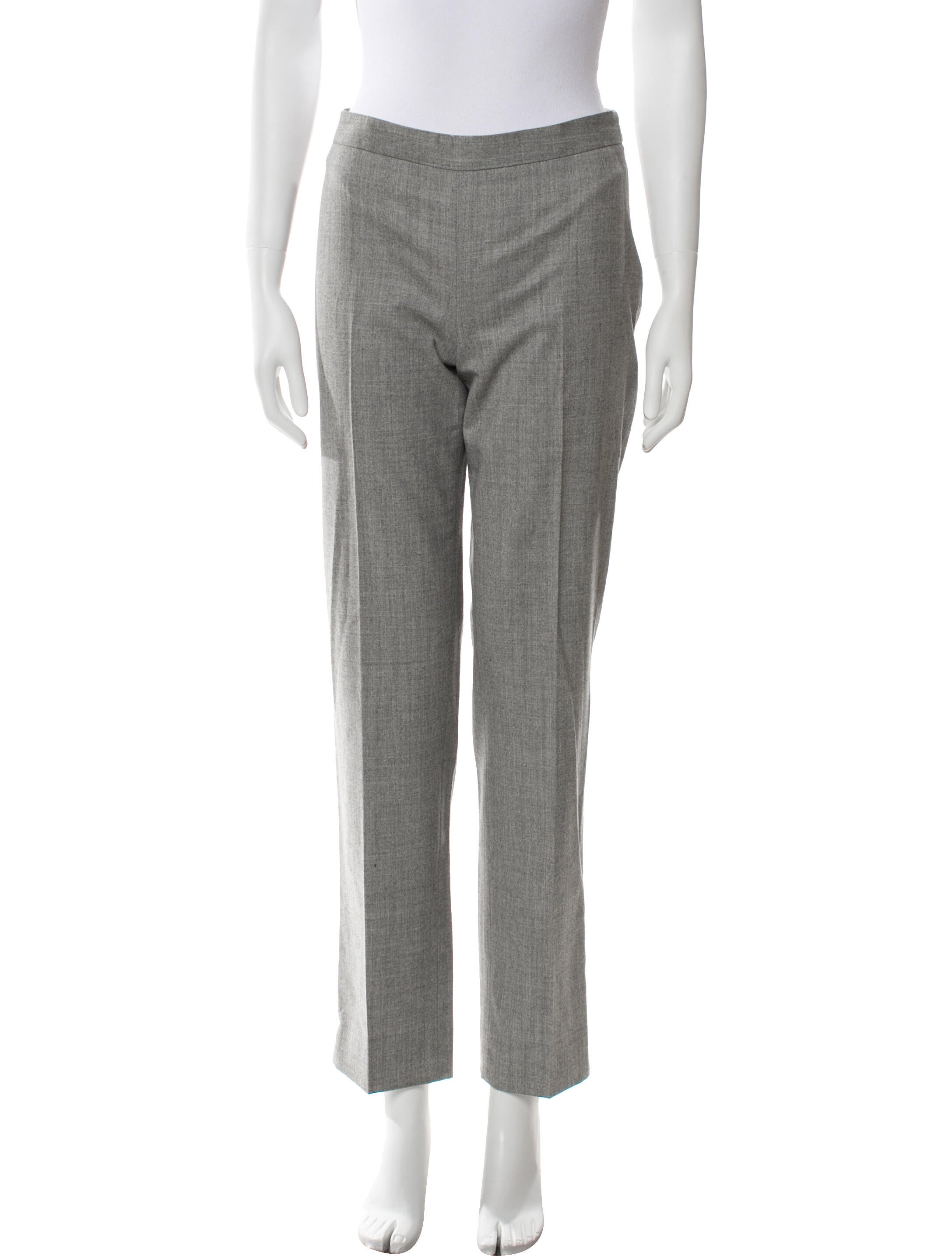 Giambattista Valli Virgin Wool Straight Leg Pants