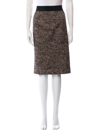 Giambattista Valli Printed Knee-Length Skirt