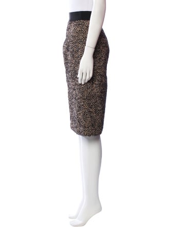 Giambattista Valli Printed Knee-Length Skirt