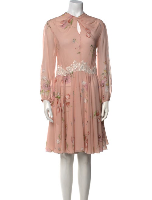 Giambattista Valli Floral Print Knee-Length Dress
