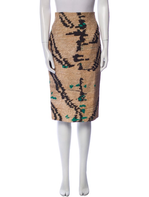 Giambattista Valli Silk Knee-Length Skirt