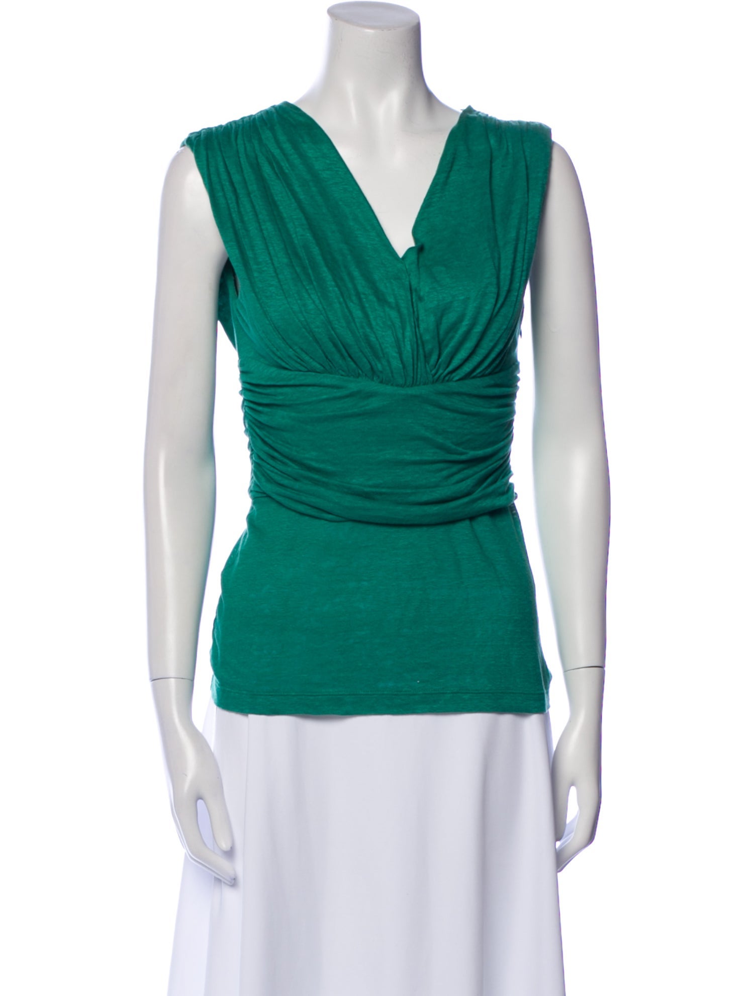 Giambattista Valli Cowl Neck Sleeveless Top