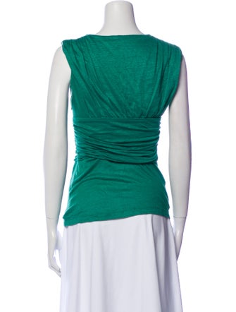 Giambattista Valli Cowl Neck Sleeveless Top