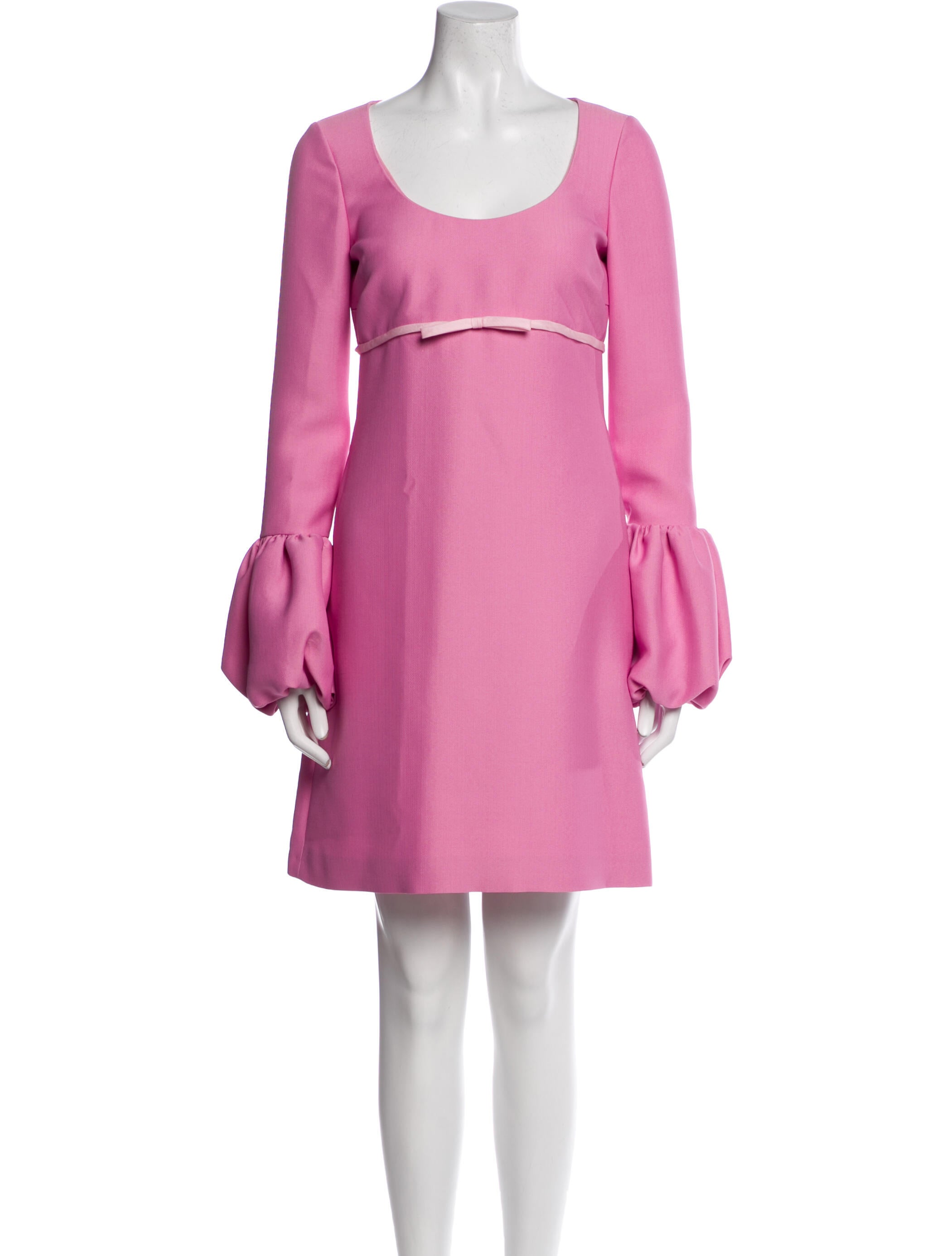 Giambattista Valli Scoop Neck Mini Dress