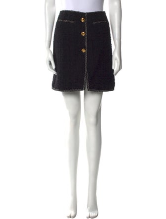Giambattista Valli Braided Accents Mini Skirt