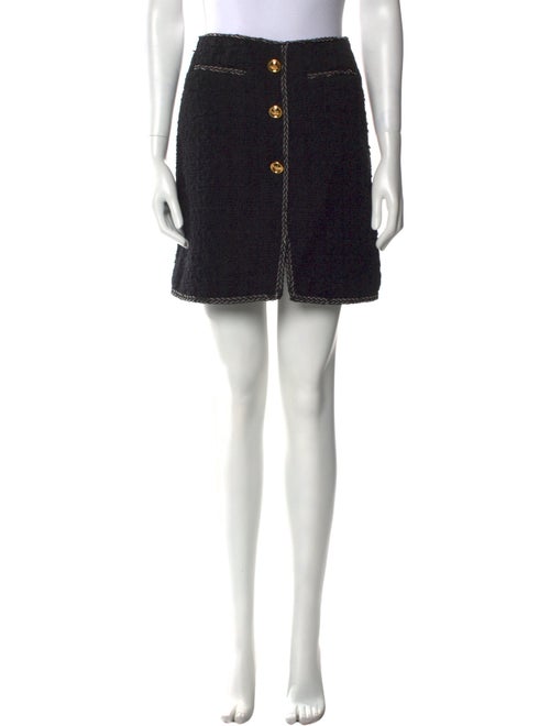 Giambattista Valli Braided Accents Mini Skirt