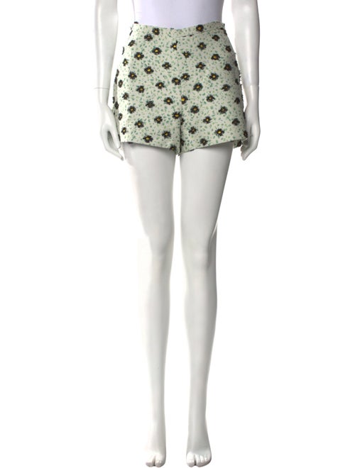Giambattista Valli Floral Print Mini Shorts