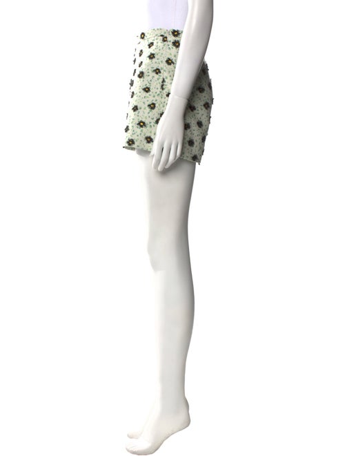 Giambattista Valli Floral Print Mini Shorts