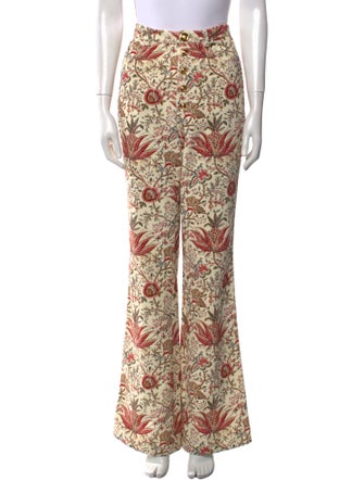 Giambattista Valli Printed Wide Leg Pants