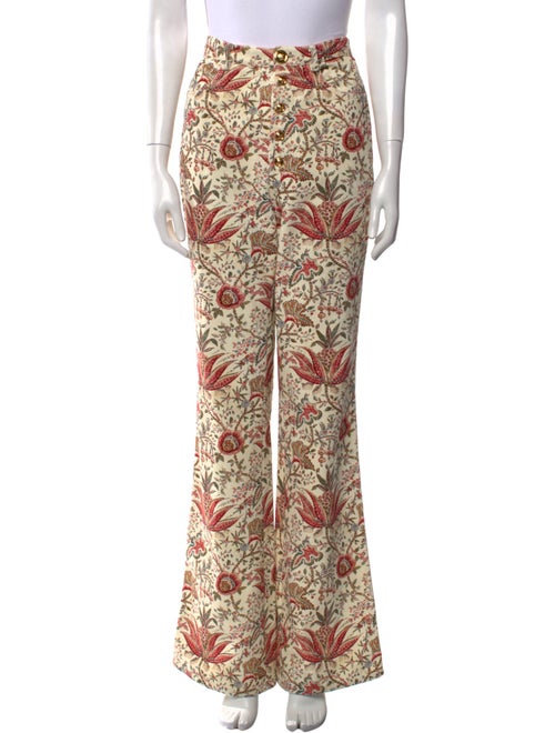 Giambattista Valli Printed Wide Leg Pants