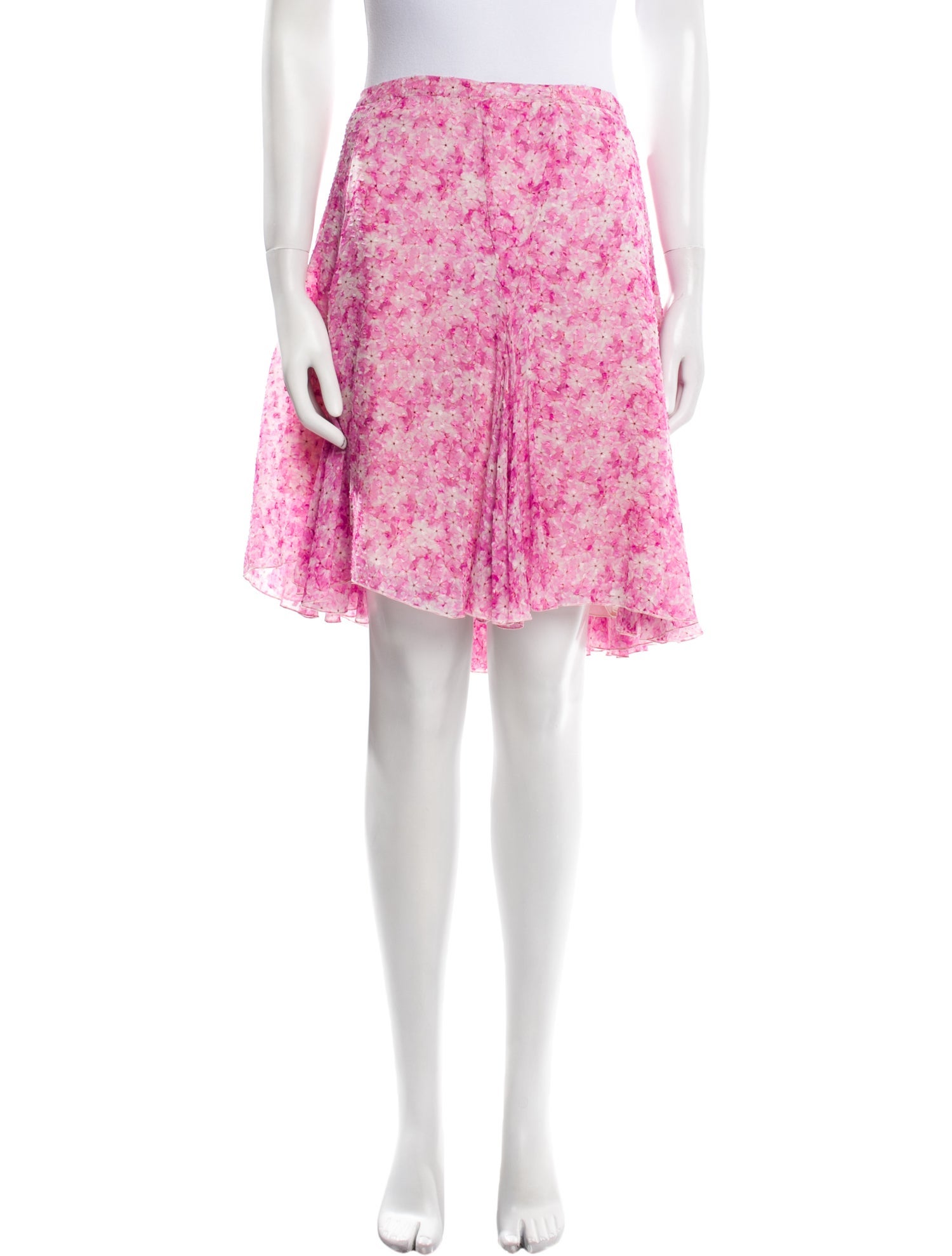 Giambattista Valli Floral Print Knee-Length Skirt