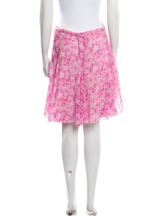 Giambattista Valli Floral Print Knee-Length Skirt