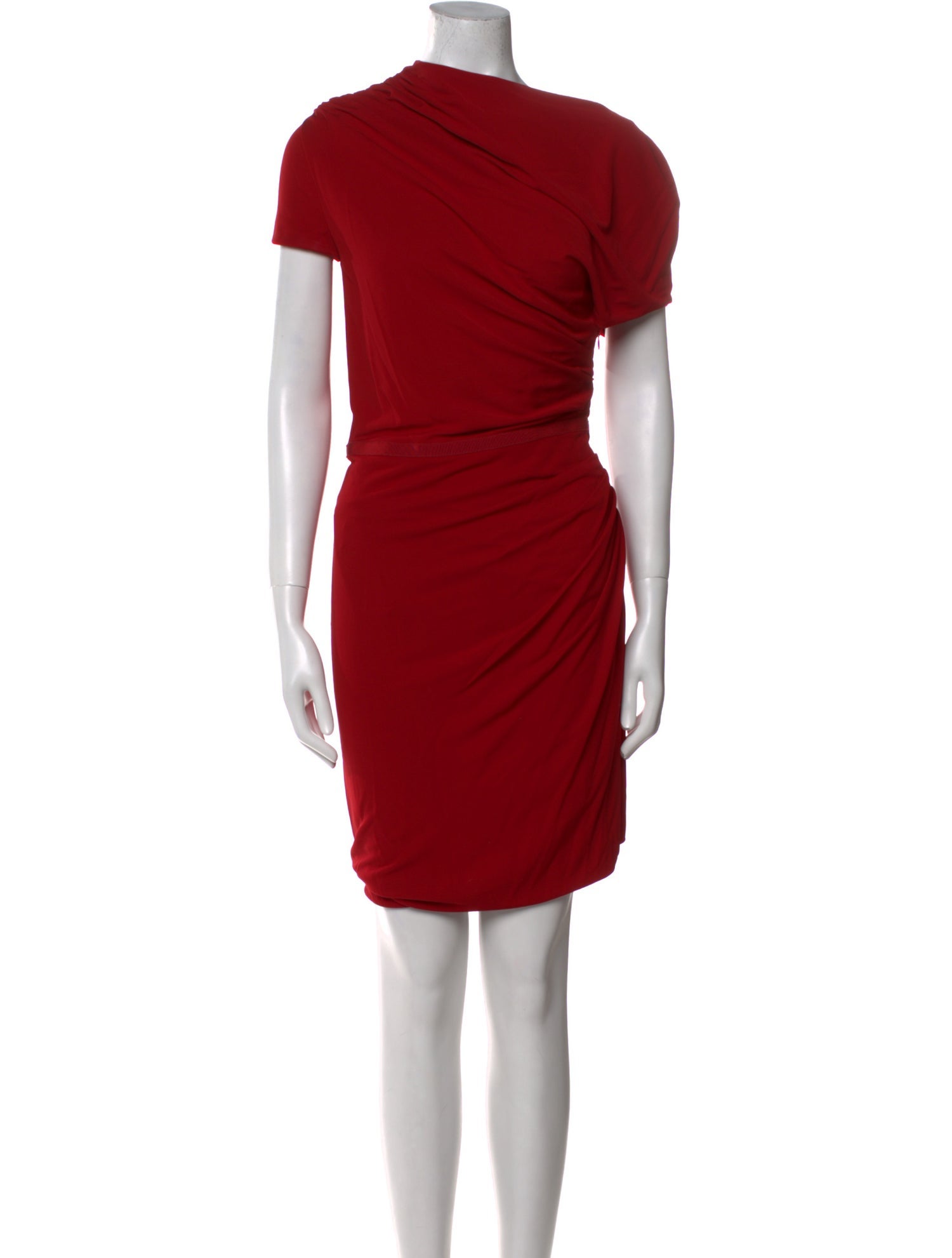 Giambattista Valli Cowl Neck Midi Length Dress