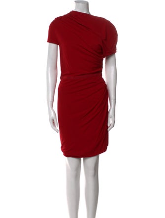 Giambattista Valli Cowl Neck Midi Length Dress
