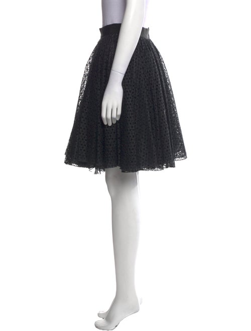Giambattista Valli Eyelet Trim Knee-Length Skirt