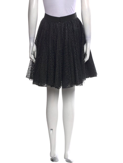 Giambattista Valli Eyelet Trim Knee-Length Skirt